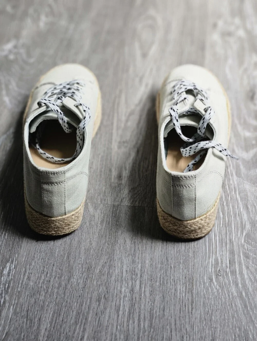 Madden Girl Cannes Platform Sneakers With Jute Sole Womens 8M